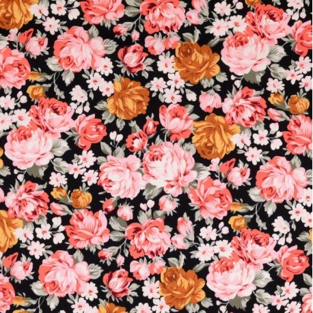 black floral black floral
